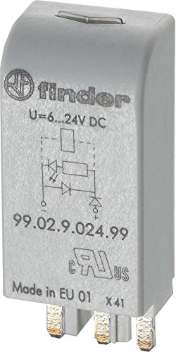 Finder Freilaufdiode, 99.02.9.220.99, Baustein für Schutzbeschaltung, 8012823115634