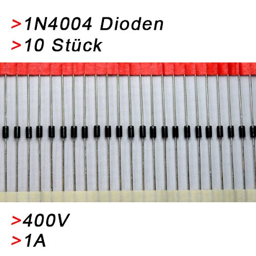 10x Gleichrichterdiode Diode 1N4004 1A 400V