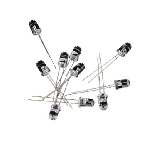 TOOGOO(R) 10 Stück 5mm Infrarot-IR-LED Diode