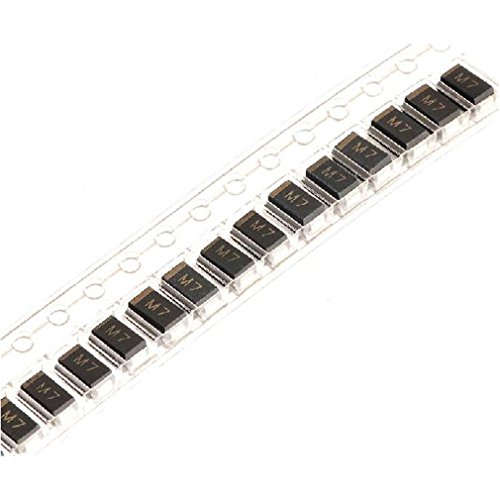 100 Stück 1N4007 IN4007 M7, SMD-Dioden, 1 A/1000 V Gleichrichter