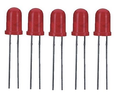 LED Leuchtdiode 5 mm rot 5 Stück