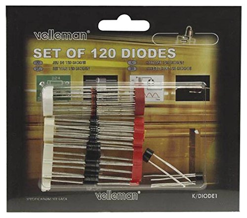 Velleman Dioden-Sortiment 120-teilig, K/DIODE1